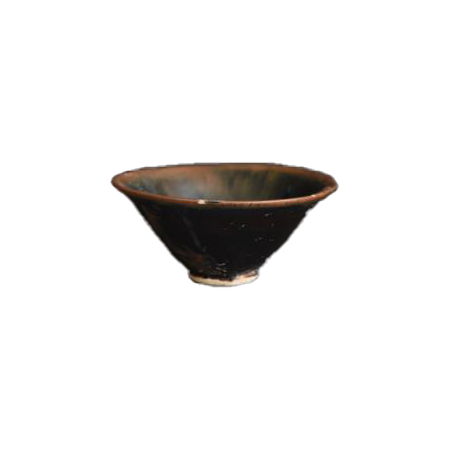 黑釉斗笠碗